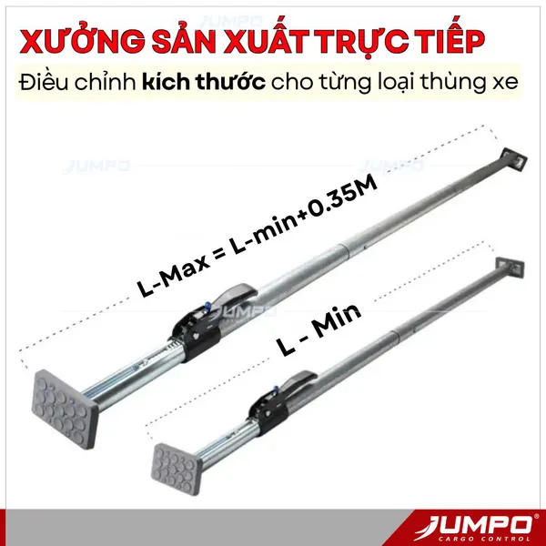 Cargo bar with barrier