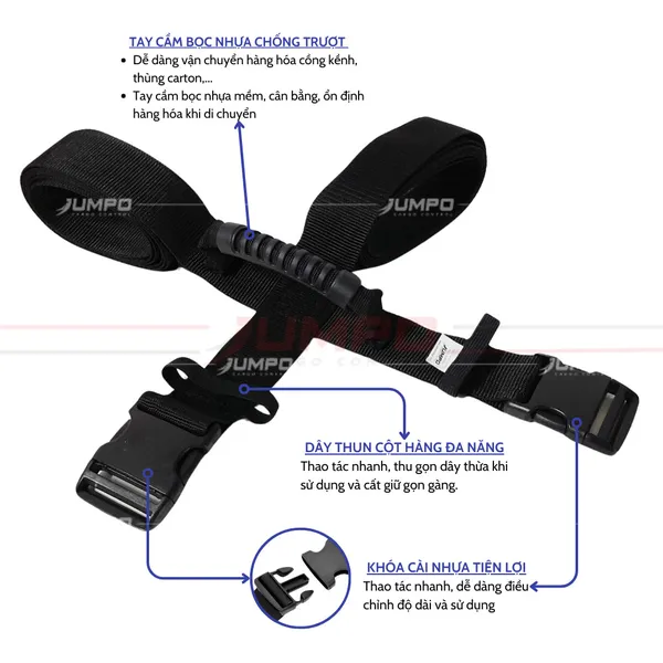 Plastic Buckle Tie-Down Straps