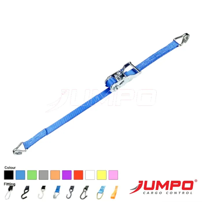 Dây chằng hàng tăng đơ 25mm 1500kg 2 đầu móc