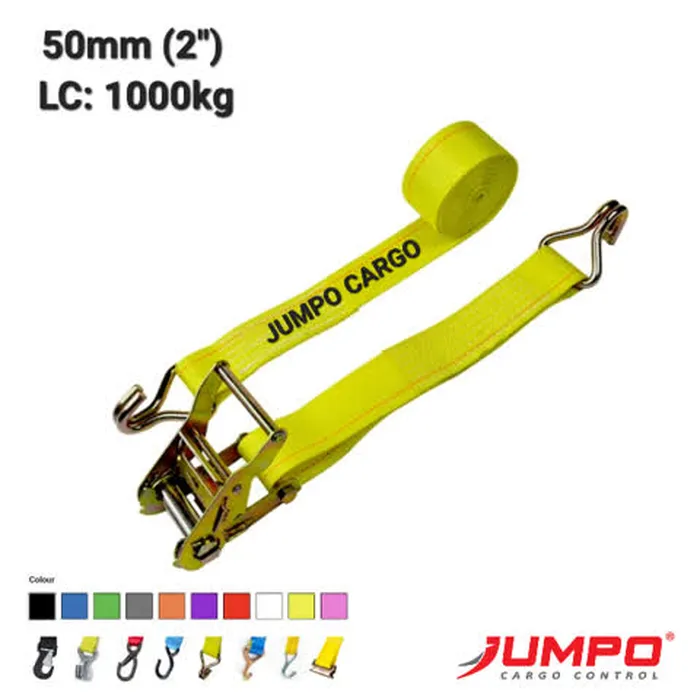 Dây chằng hàng tăng đơ bản 50mm 2 tấn 2 đầu móc