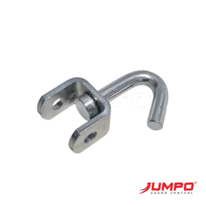 Móc J xoay lắp vào đầu tăng đơ chằng ô tô