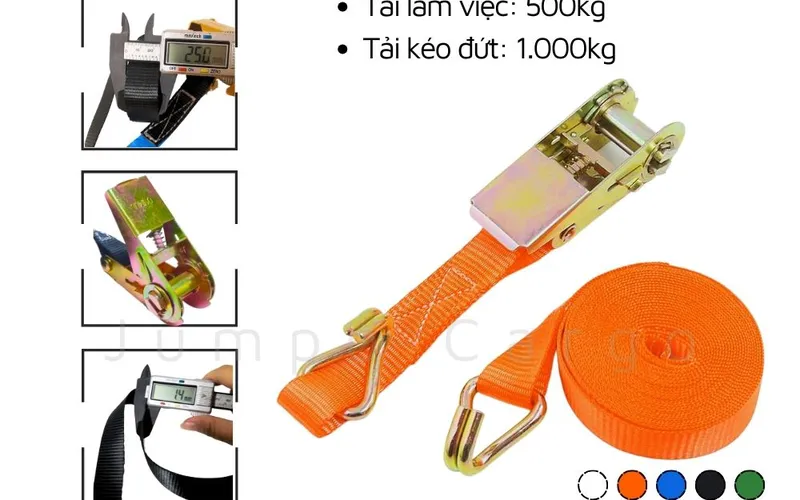 Chi tiết về dây chằng hàng tăng đơ bản 25mm và tiêu chuẩn sản xuất