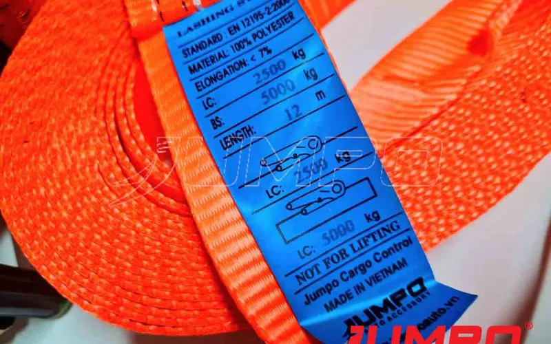 Dây chằng hàng sản xuất theo tiêu chuẩn EN 12195 là gì?