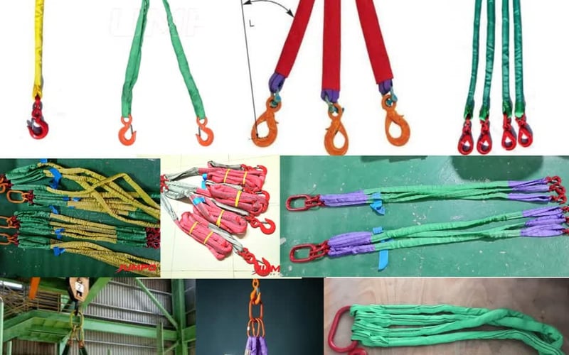 Review Sling Cáp Vải Tròn 4 Chân JUMPO Theo Yêu Cầu