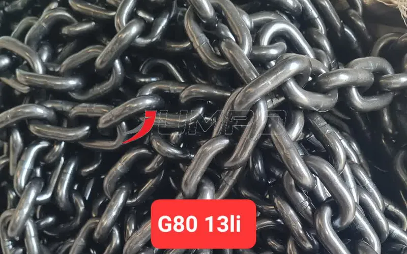 Dây xích nâng đen G80 13li (Grade 80 13mm)