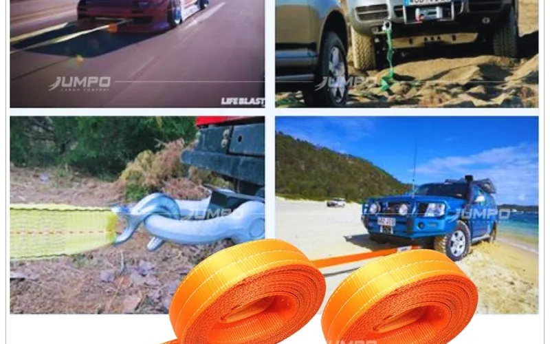 Cáp vải kéo hàng, kéo cứu hộ ô tô là gì?