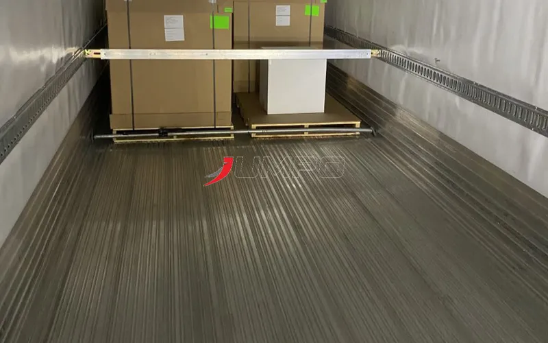 Thanh ray E-Track lắp trong thùng xe đông lạnh