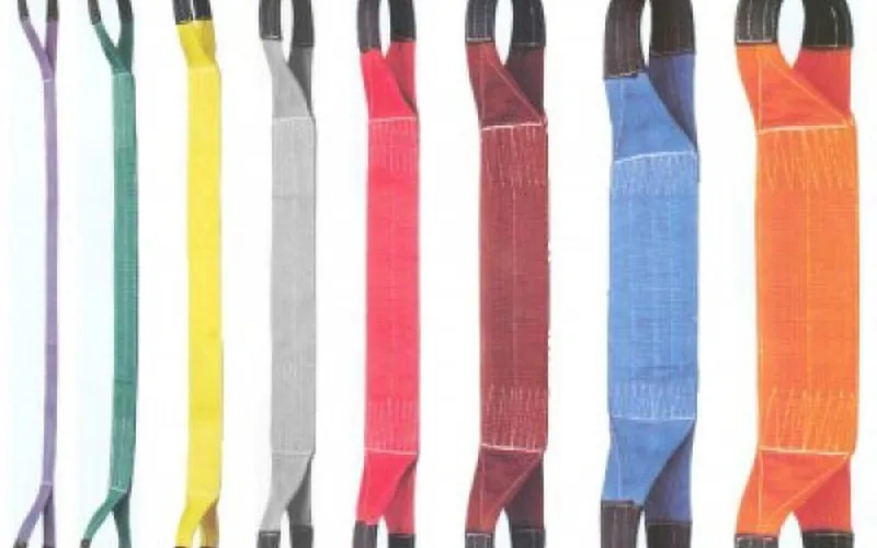 Dây cáp vải cẩu hàng 1-12 tấn bản dẹp webbing sling tiêu chuẩn