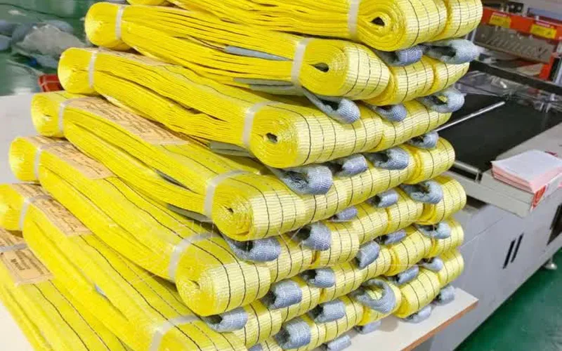 Dây cáp vải cẩu hàng 5:1 giá rẻ bản dẹp