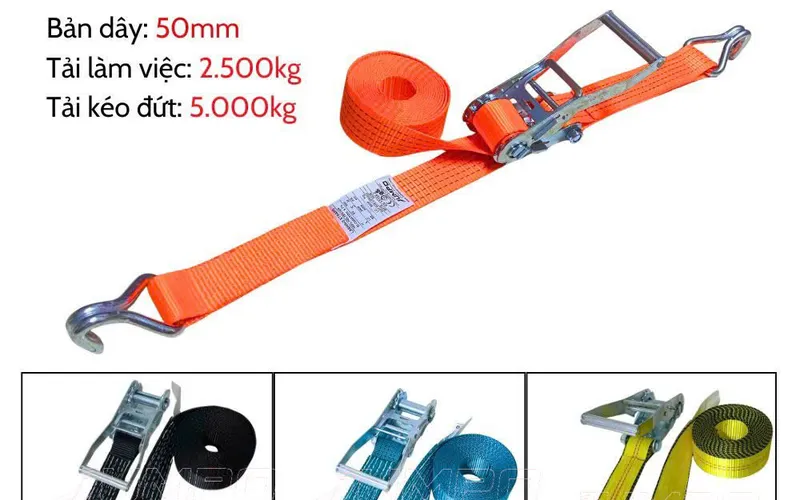 Dây chằng hàng tăng đơ 5 tấn chính hãng Jumpo Cargo