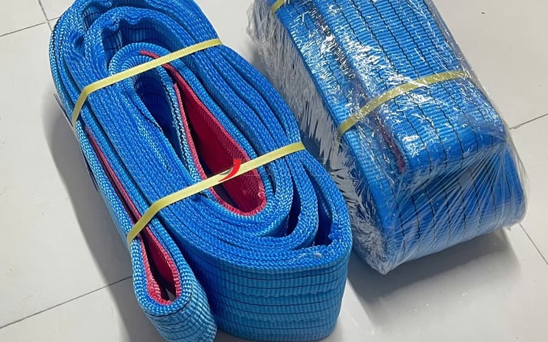 Nơi Sản Xuất Dây Cáp Vải Cẩu Hàng Theo Yêu Cầu, May Nhiều Lớp | JUMPO
