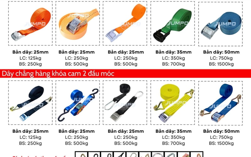 Hướng Dẫn Dùng Khóa Cam Đúng Cách Tránh Tuột Tải Khi Chằng Hàng