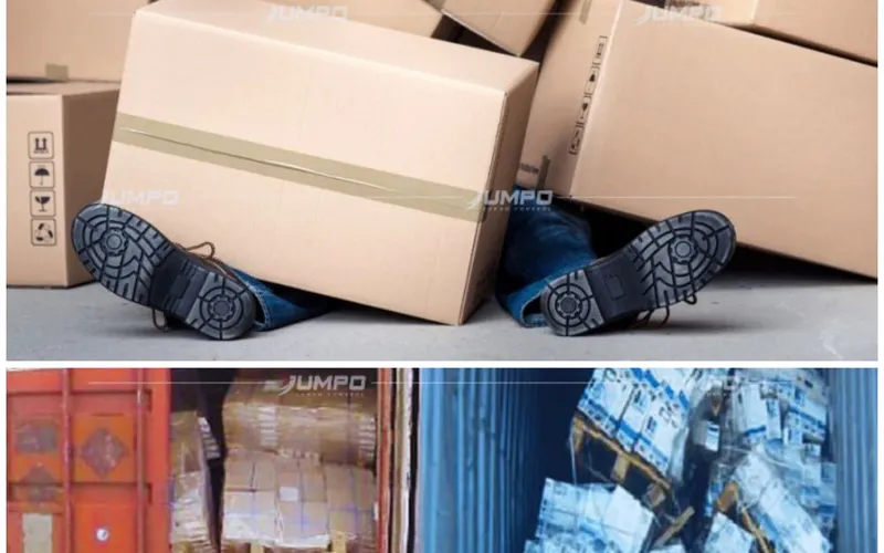 Chặn hàng chống đổ phía sau cửa container bằng cách nào?