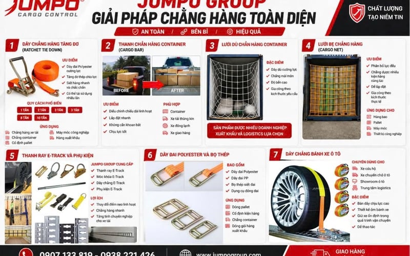 Top Thiết Bị Chằng Hàng Bán Chạy Tại JUMPO Group