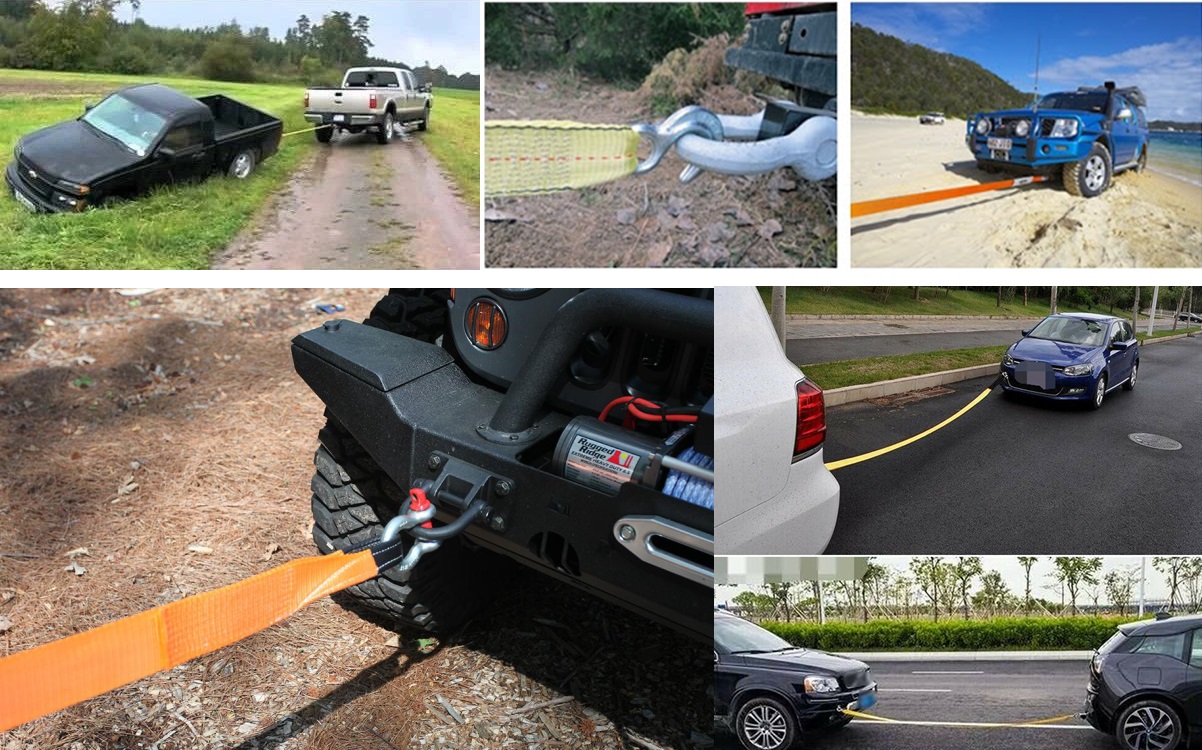 Cáp kéo cứu hộ - kéo hàng hóa pallet Cáp kéo cứu hộ - kéo hàng hóa pallet