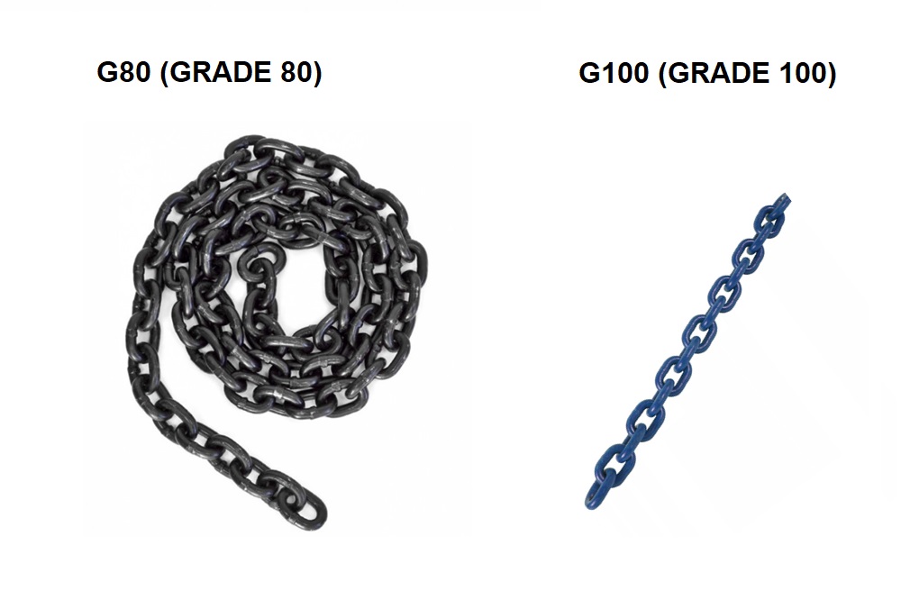 Xích cẩu hàng G80 và G100 Xích cẩu hàng G80 và G100