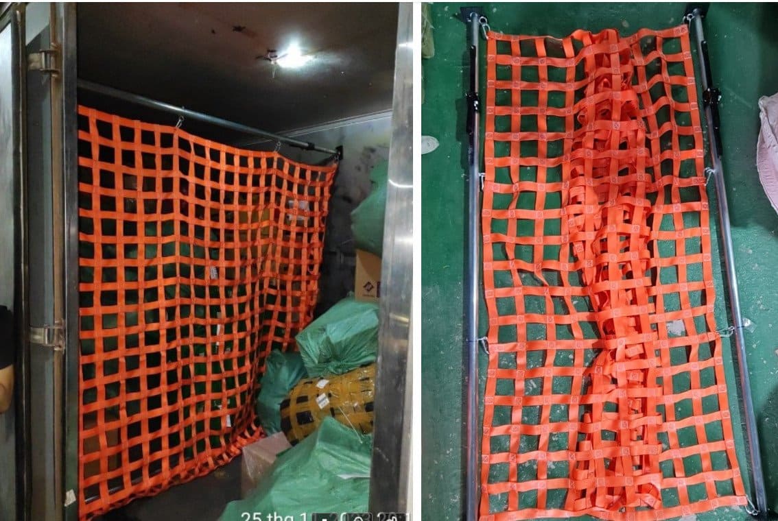 Kiểm Tra Lưới Chắn Container Trước Mỗi Lần Sử Dụng Kiểm Tra Lưới Chắn Container Trước Mỗi Lần Sử Dụng