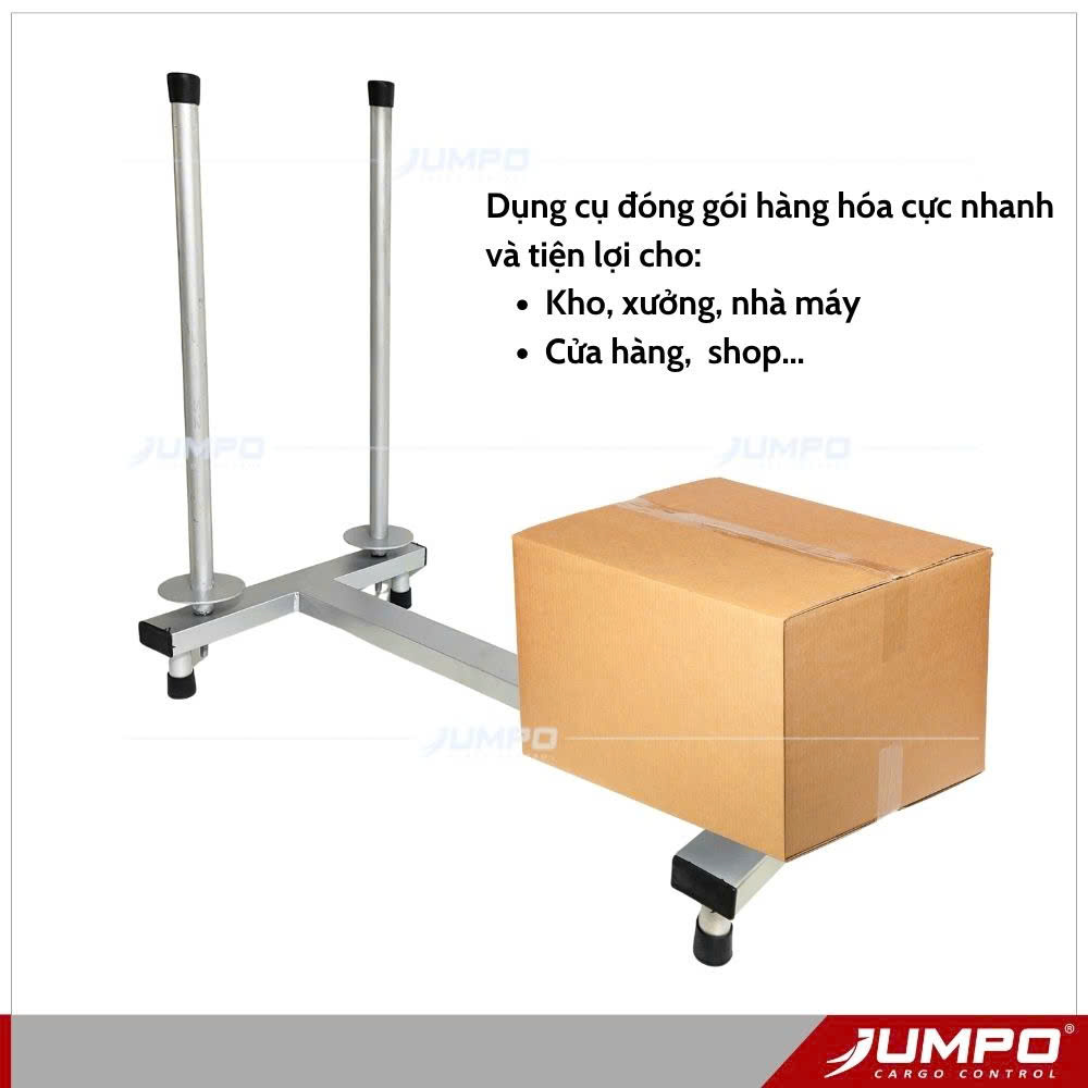 Dụng cụ quấn màng PE đế xoay 360 độ 2 trụ mới Dụng cụ quấn màng PE đế xoay 360 độ 2 trụ mới