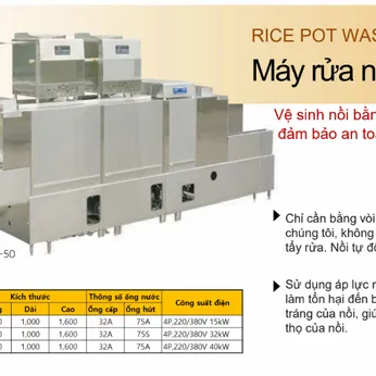 Máy rửa nồi cơm