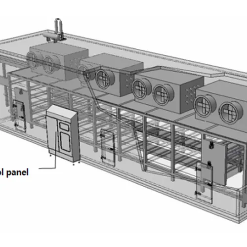 Hầm cấp đông tự động loại nhiều tầng Multi-Stage | Type Tunnel Freezer & Cooler