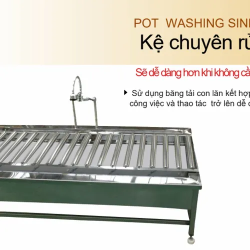Kệ chuyên rửa nồi
