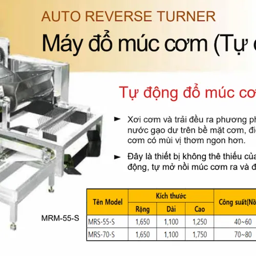 Máy đổ múc cơm (Tự động)
