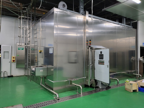 Dự án tủ cấp đông xoắn ốc F-One Global Foods_Đông triều Quảng Ninh_Model Single Drum Spiral Freezer