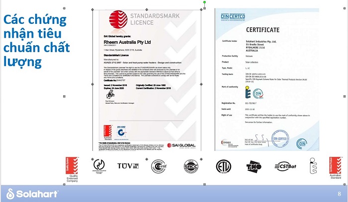 Đại Lý Ủy Quyền Solahart chính hãng Đại Lý Ủy Quyền Solahart chính hãng