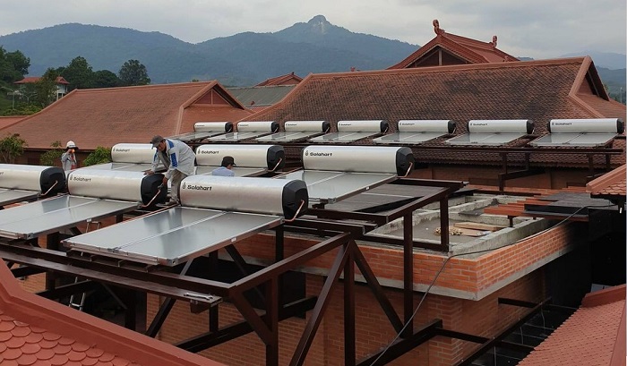 Máy nước nóng năng lượng mặt trời nâng cao chất lượng cuộc sống Máy nước nóng năng lượng mặt trời nâng cao chất lượng cuộc sống