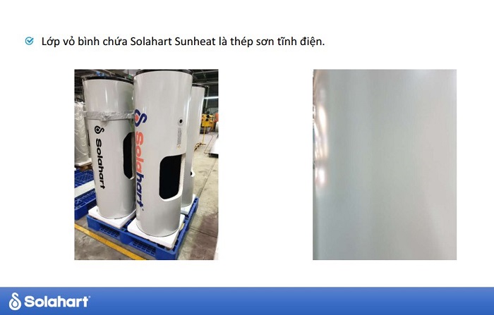 Bình chứa nước nóng Solahart Sunheat Bình chứa nước nóng Solahart Sunheat