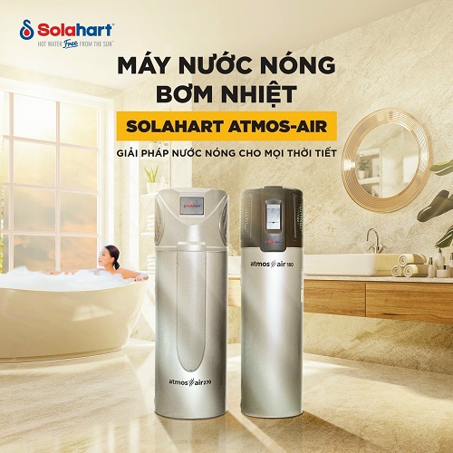 Máy bơm nhiệt không khí (heat pump) Solahart Atmos Máy bơm nhiệt không khí (heat pump) Solahart Atmos