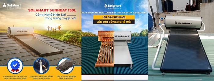 Máy nước nóng Solahart 150L Sunheat Máy nước nóng Solahart 150L Sunheat