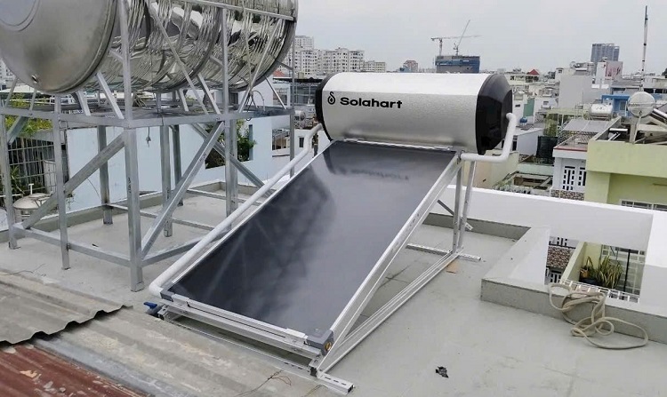 Máy nước nóng năng lượng mặt trời Solahart 180L Nhập khẩu Úc Máy nước nóng năng lượng mặt trời Solahart 180L Nhập khẩu Úc