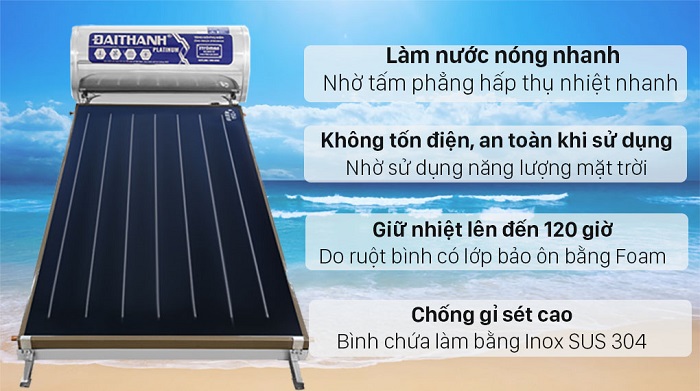 Máy nước nóng mặt trời Đại Thành - Thương hiệu Quốc gia Máy nước nóng mặt trời Đại Thành - Thương hiệu Quốc gia