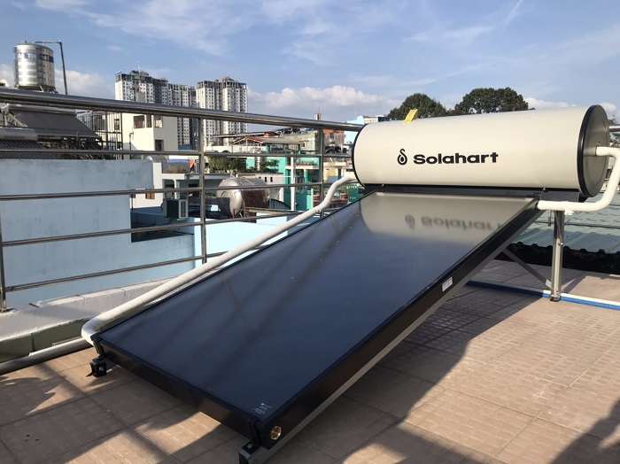 Máy nước nóng Solahart 150L Sunheat lắp trên mặt sàn Máy nước nóng Solahart 150L Sunheat lắp trên mặt sàn