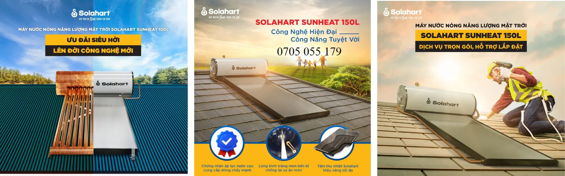 Máy nước nóng Solahart Sunheat