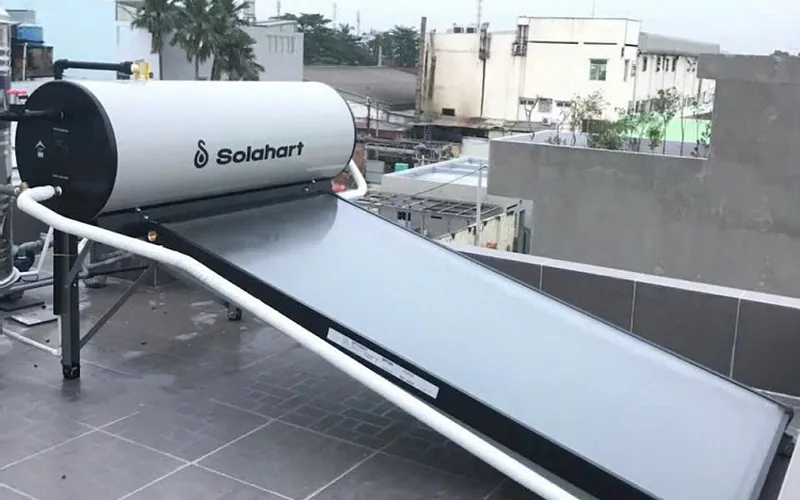 Cấu tạo máy nước nóng Solahart 150l - Máy nước nóng mặt trời Bền nhất