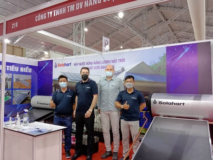 Triển lãm Máy nước nóng Solahart tại Vietbuild Triển lãm Máy nước nóng Solahart tại Vietbuild