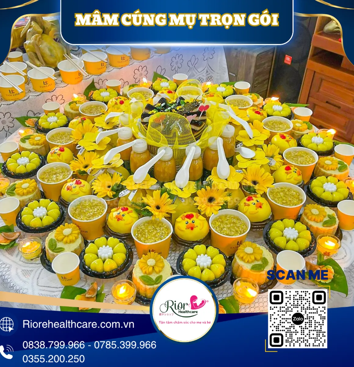 Dịch Vụ Cúng Mụ - Mâm Thôi Nôi Cơ Bản