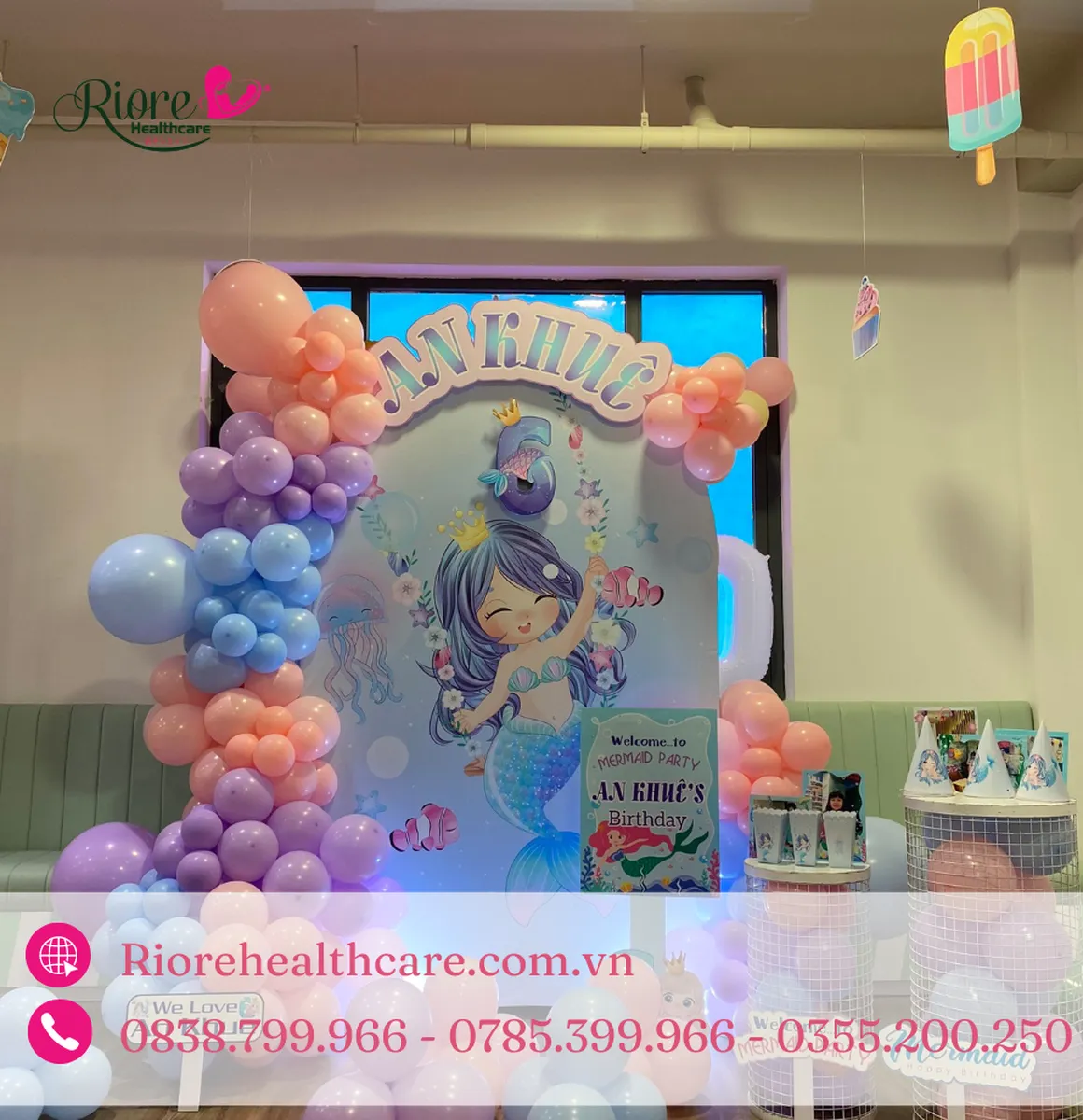 Dịch vụ trang trí sinh nhật thôi nôi trọn gói – Decor chuyên nghiệp TP. HCM