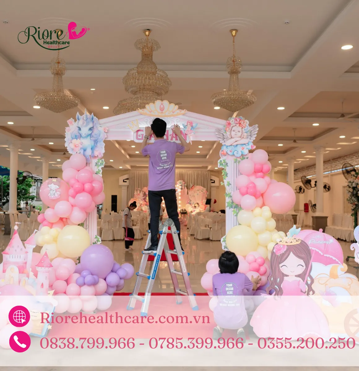 Dịch vụ trang trí sinh nhật thôi nôi trọn gói – Decor chuyên nghiệp TP. HCM