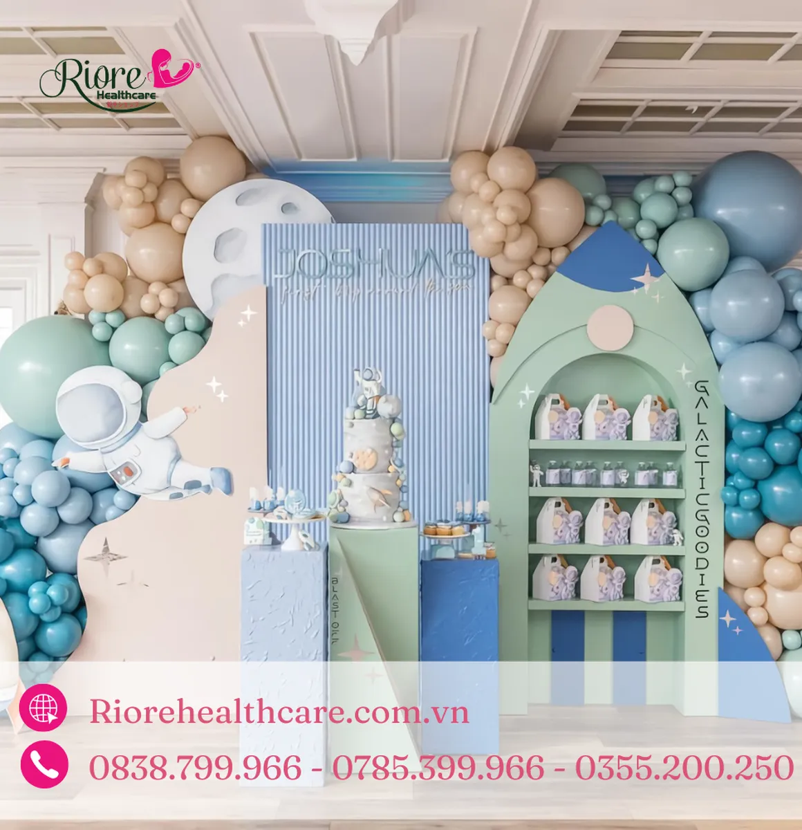 Dịch vụ trang trí sinh nhật thôi nôi trọn gói – Decor chuyên nghiệp TP. HCM