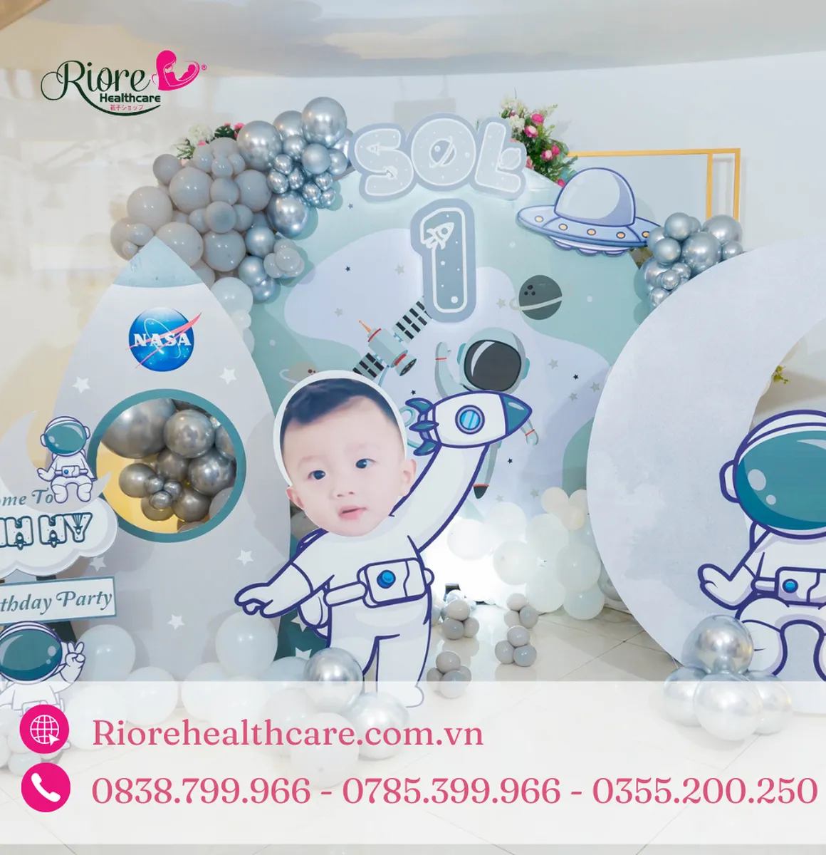 Dịch vụ trang trí sinh nhật thôi nôi trọn gói – Decor chuyên nghiệp TP. HCM