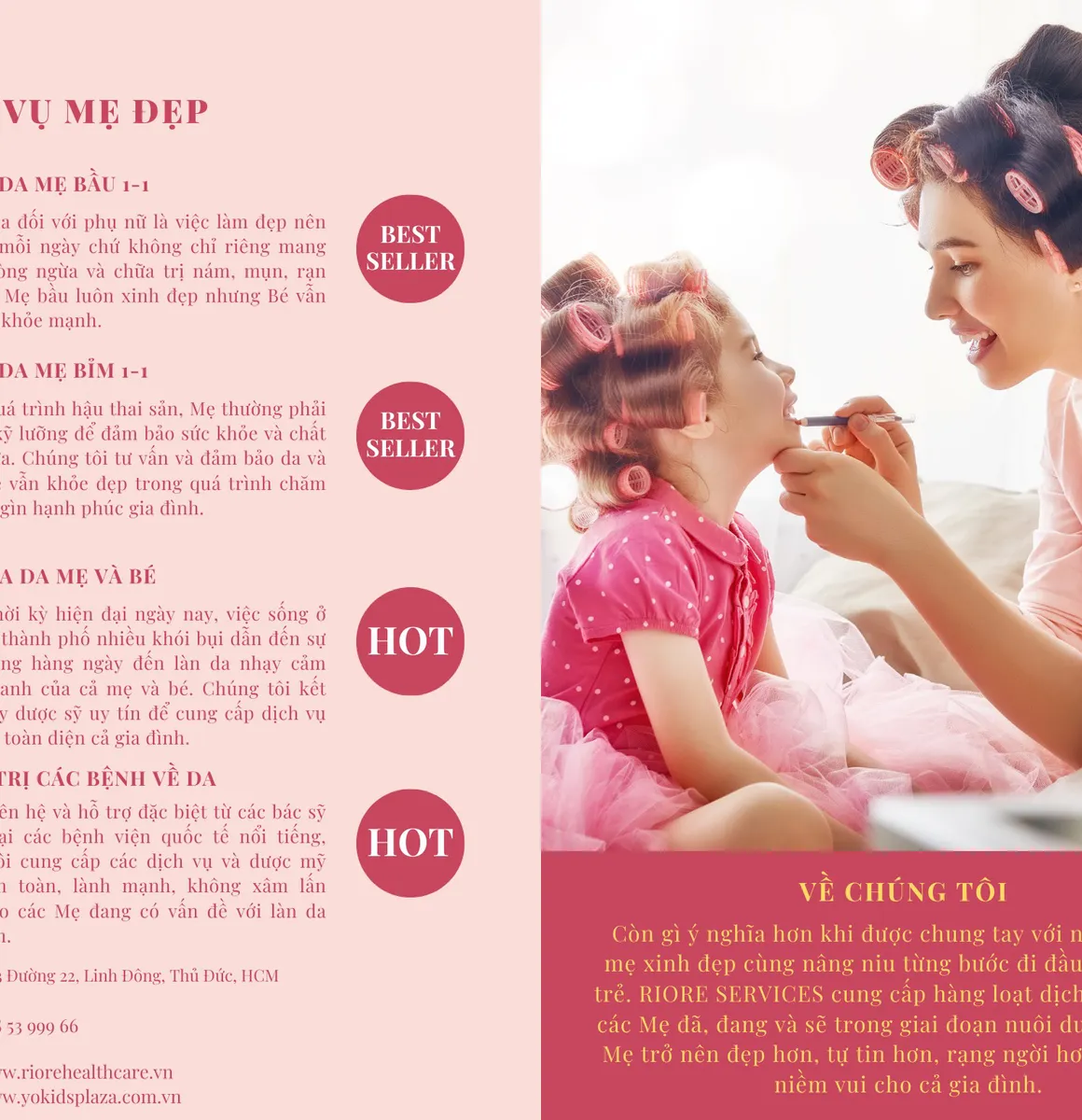 DỊCH VỤ MẸ ĐẸP BÉ KHOẺ