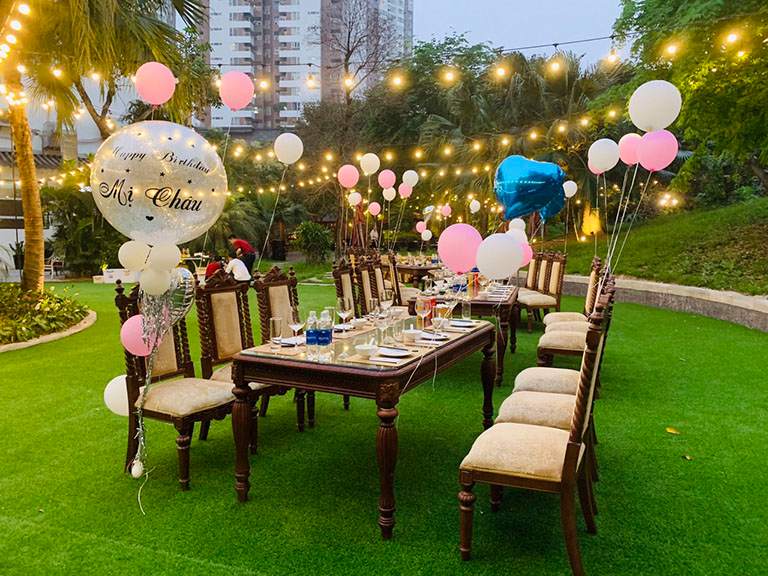 Concept picnic sinh nhật ngoài trời Concept picnic sinh nhật ngoài trời