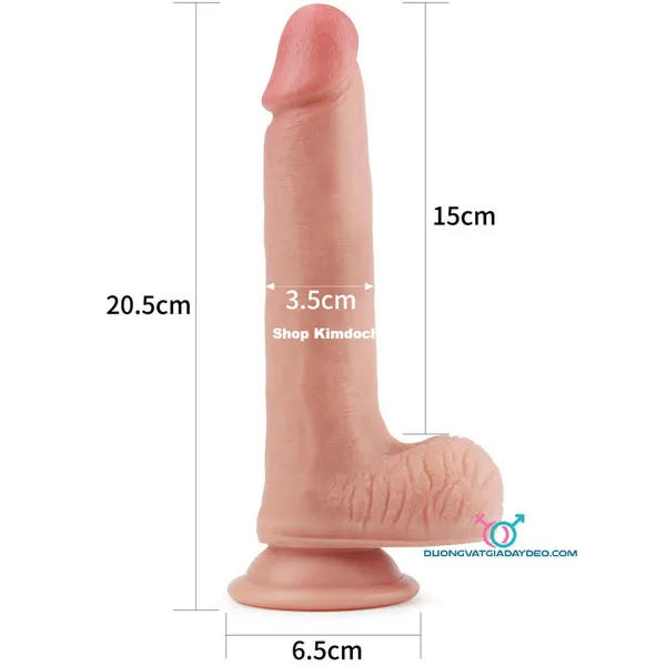 Dương Vật Giả Lovetoy Cho Les 15cm Như Thật