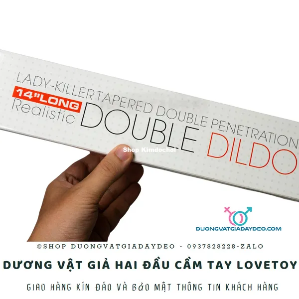 Dương vật giả cầm tay 2 đầu Lovetoy - Mang lại niềm vui và an toàn cho phụ nữ 