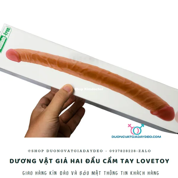 Dương vật giả cầm tay 2 đầu Lovetoy - Mang lại niềm vui và an toàn cho phụ nữ 