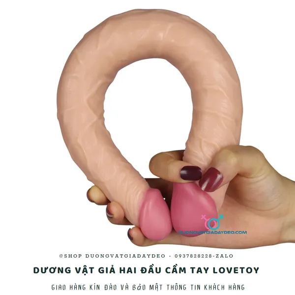 Dương vật giả cầm tay 2 đầu Lovetoy - Mang lại niềm vui và an toàn cho phụ nữ 