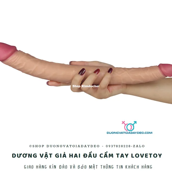 Dương vật giả cầm tay 2 đầu Lovetoy - Mang lại niềm vui và an toàn cho phụ nữ 